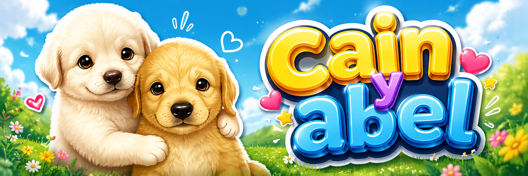 $CAINYABEL — Cain and Abel twin puppies